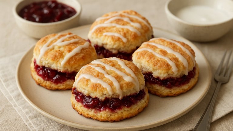 Cherry Pie Biscuits