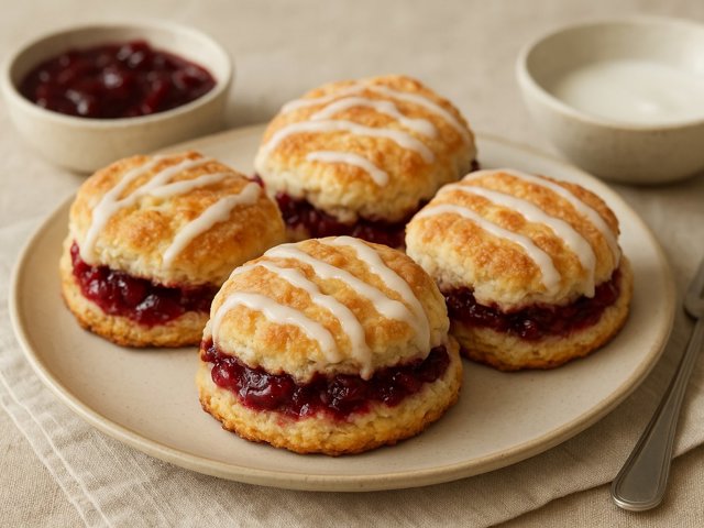 Cherry Pie Biscuits