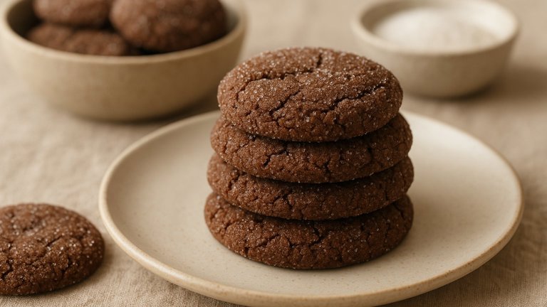 Chewy Chocolate Sugar Cookies