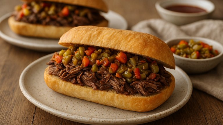 Chicago Italian Beef Sandwiches