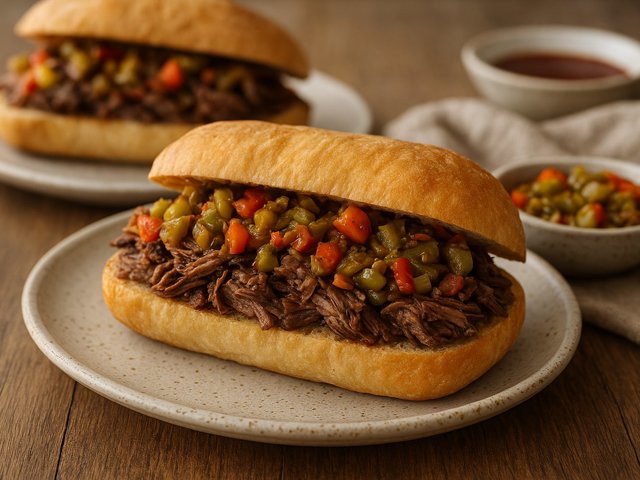 Chicago Italian Beef Sandwiches