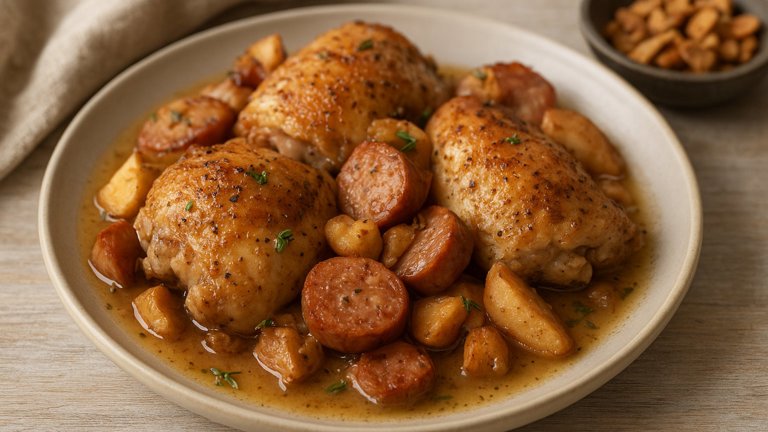 Chicken And Apple Sausage