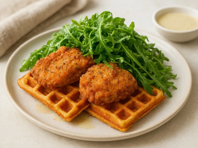 Chicken & Biscuit Waffles