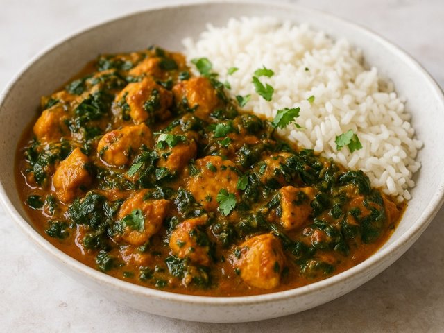 Chicken And Spinach Curry