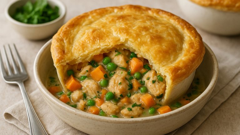 Chicken And Sweet Potato Potpies
