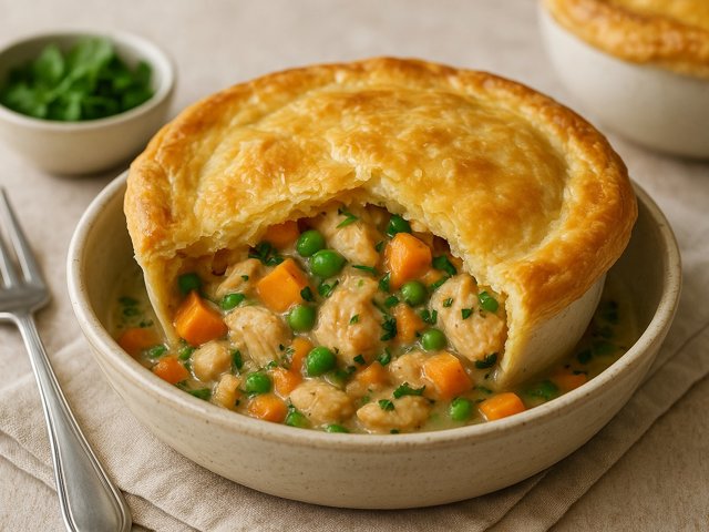 Chicken And Sweet Potato Potpies