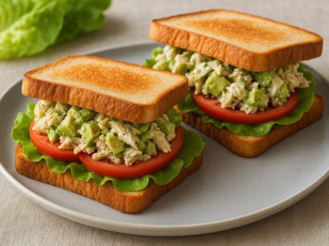 Chicken-Avocado Salad Sandwiches