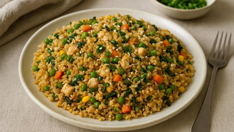 Chicken Cauliflower Fried Rice