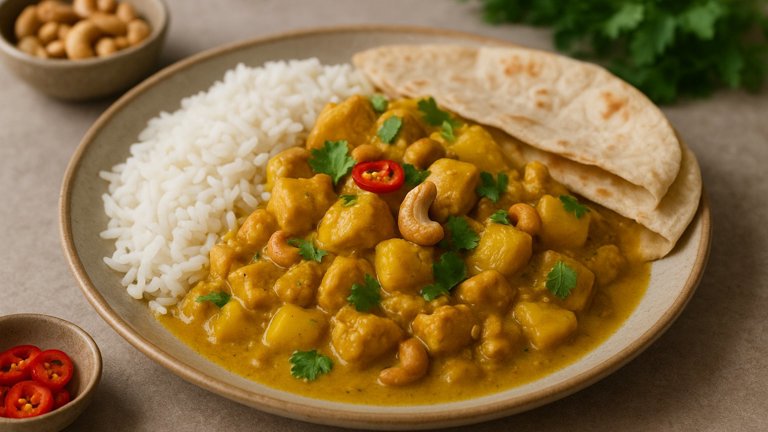 Chicken, Coconut And Pineapple Curry
