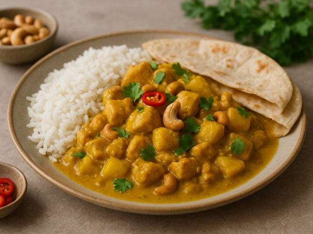 Chicken, Coconut And Pineapple Curry