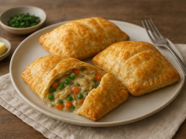 Chicken Pot Pie Pockets