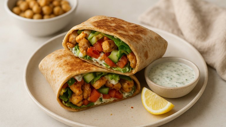 Chicken Shawarma-Style Crunch Wrap