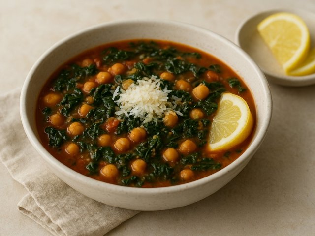 Chickpea And Kale Soup