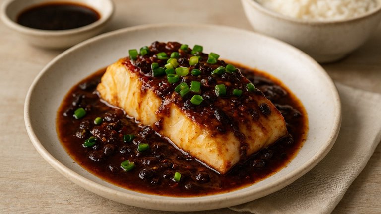 Chili Black Bean Cod