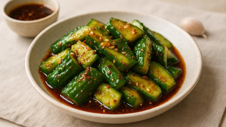 Chinese Smacked Cucumber Salad
