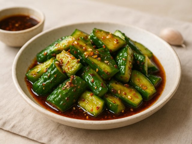 Chinese Smacked Cucumber Salad