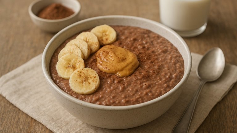 Chocolate-Banana Training-Day Protein Oats