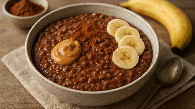 Chocolate-Banana Training-Day Protein Oats