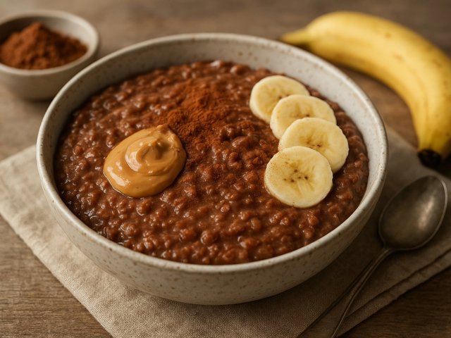Chocolate-Banana Training-Day Protein Oats