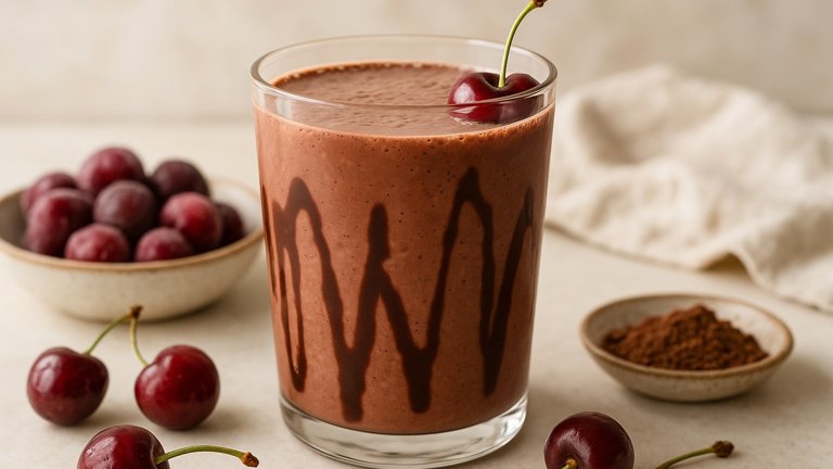 Chocolate-Cherry Smoothie