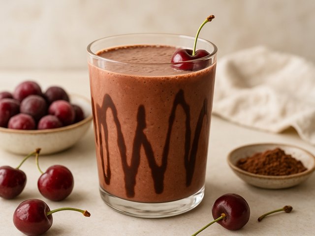 Chocolate-Cherry Smoothie