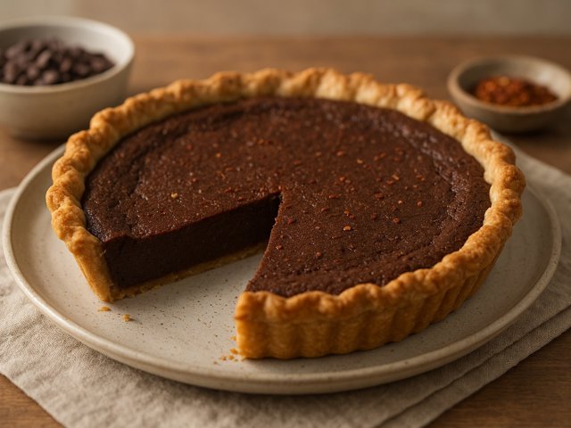 Chocolate Chili Chess PIE