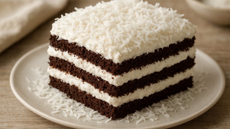 Chocolate Coconut Icebox Cake