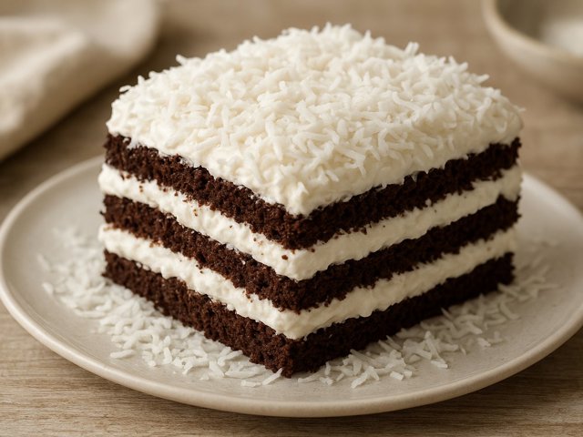 Chocolate Coconut Icebox Cake