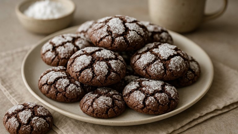 Chocolate Crinkle Cookies
