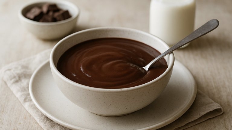 Chocolate Custard Sauce