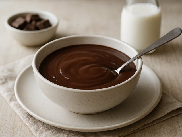 Chocolate Custard Sauce