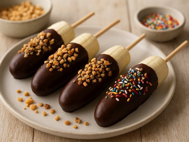 Chocolate-Dipped Bananas