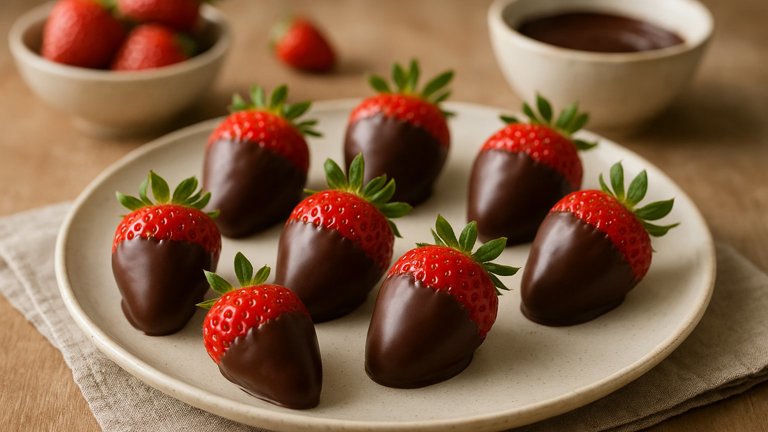 Chocolate-Dipped Strawberries