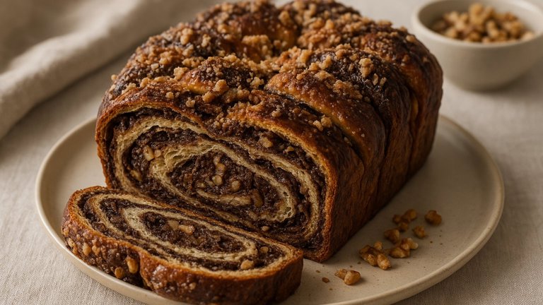 Chocolate-Walnut Babka