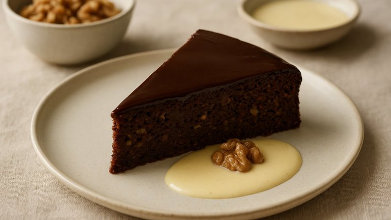 Chocolate Walnut Torte