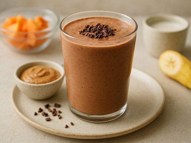 Chocolate-Almond Butter Shake