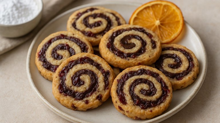 Chocolate-Citrus Cran Wheels
