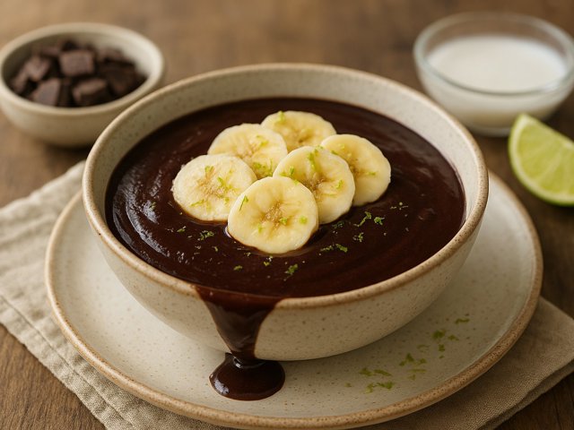 Chocolatey Banana-Coconut Sauce Vegan