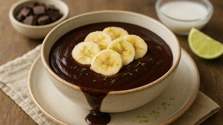 Chocolatey Banana-Coconut Sauce Vegan