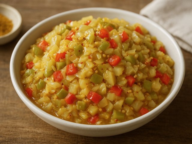 Chow Chow (Sweet-And-Sour Cabbage Relish)