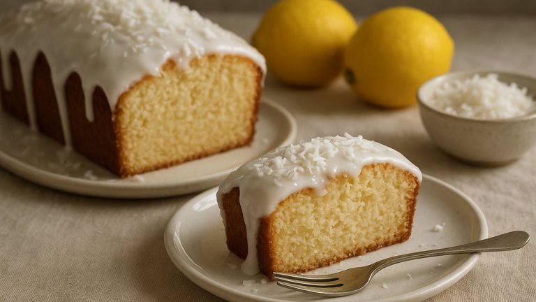 Church Lady Lemon Coconut Pound Cake