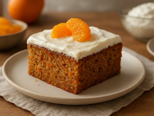 Cinnamon-Orange Carrot Cake