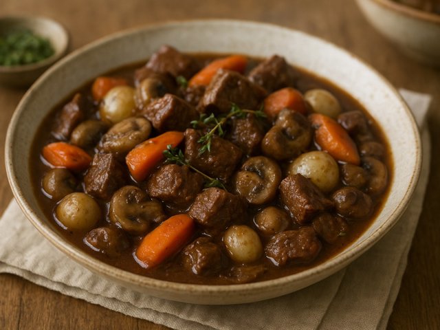 Classic Beef Bourguignon