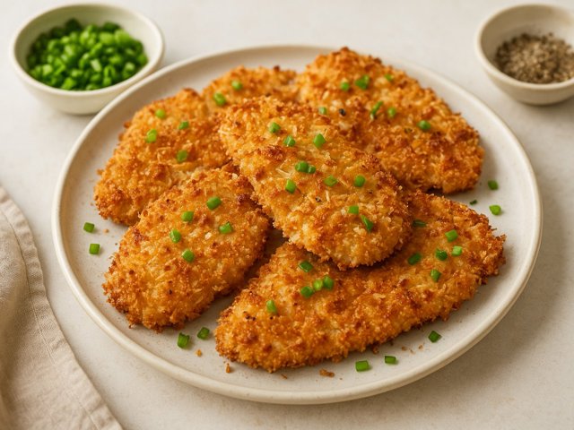 Coconut-Crusted Chicken Cutlets