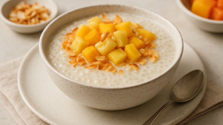 Coconut Tapioca Pudding