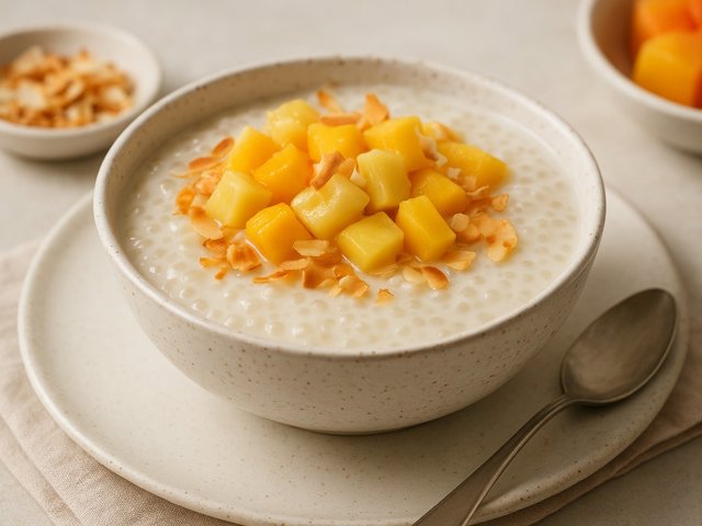 Coconut Tapioca Pudding