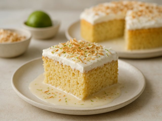 Coconut TRES Leches CAKE
