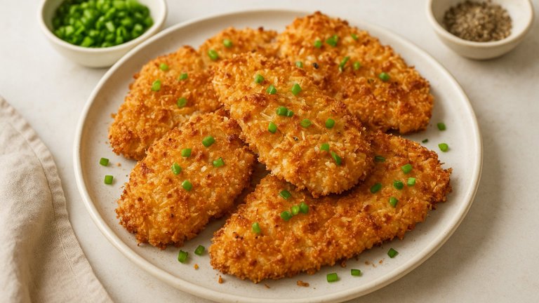 Coconut-Crusted Chicken Cutlets