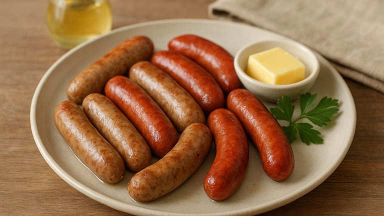 Cooking Sausage Links