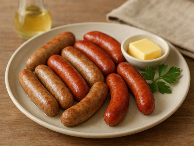 Cooking Sausage Links